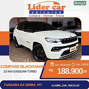 Jeep Compass Black Hurricane 2.0 4x4 Turbo Automático