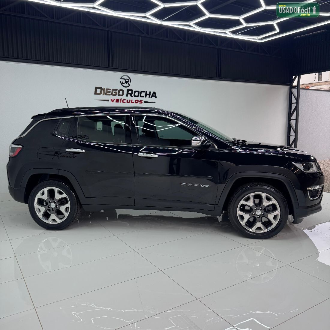 Jeep Compass Longitude 2.0 4x2 Automático Flex 2019/2019 — foto 7 de 21