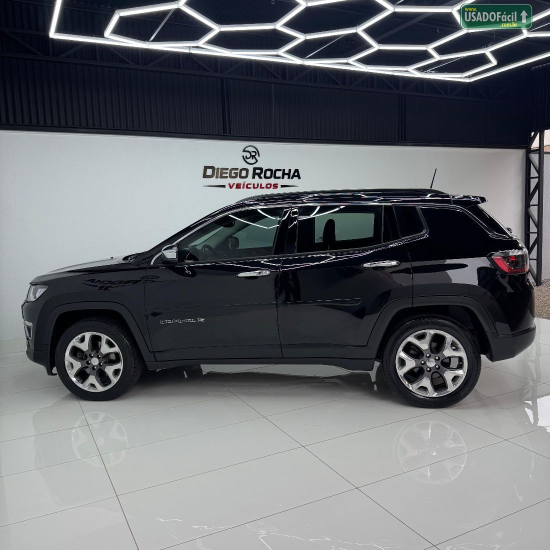 Jeep Compass Longitude 2.0 4x2 Automático Flex 2019/2019 — foto 8 de 21