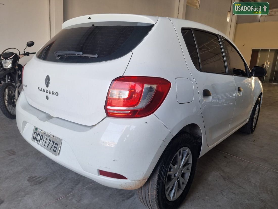 Renault Sandero Authentique 1.0 Flex 5P 2017/2018 — foto 4 de 7