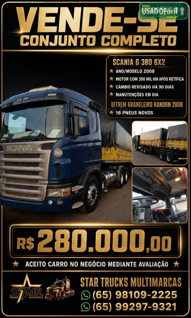 SCANIA SCANIA G-380 6X2 BITREM RANDON GRANELEIRO COJUNTO 2008/2008 — foto 23 de 23