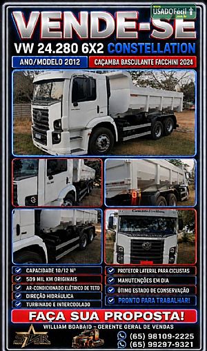 VOLKSWAGEN volks 24-280 E CONSTELLATION 6X2 BASCULANTE