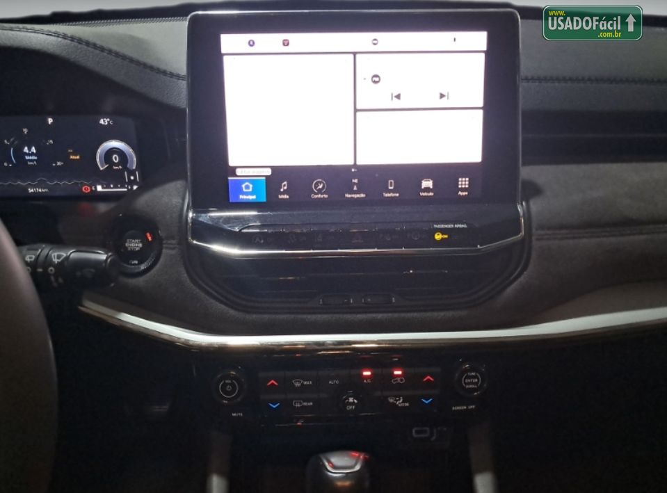 Jeep Commander Overland T270 1.3 Turbo Automático Flex 2022/2022 — foto 10 de 12