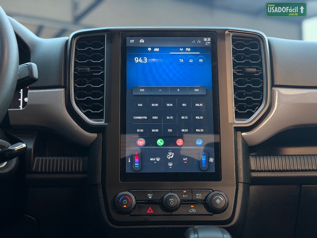 Ford Ranger XLS CD 2.0 4x4 Automático Diesel 2024/2025 — foto 8 de 13