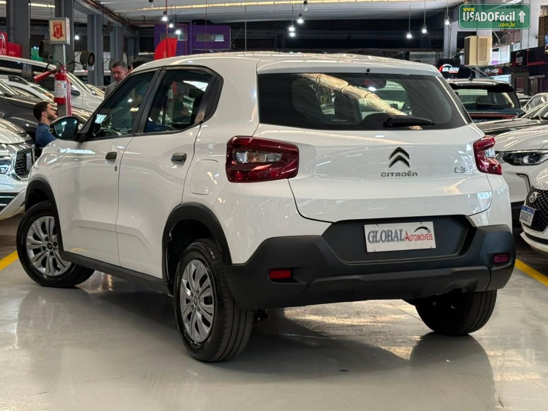 Citroen C3 Live Pack 1.0 Mecânico Flex 5P 2024/2025 — foto 4 de 10