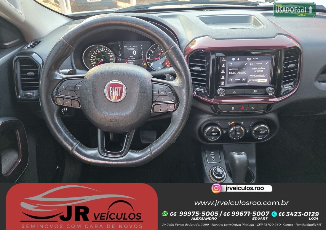 Fiat Toro Freedom 2.0 4x4 Turbo Automático Diesel 2021/2021 — foto 12 de 15