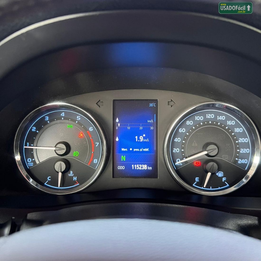 Toyota Corolla XEI 2.0 Automático Flex 2018/2019 — foto 9 de 13