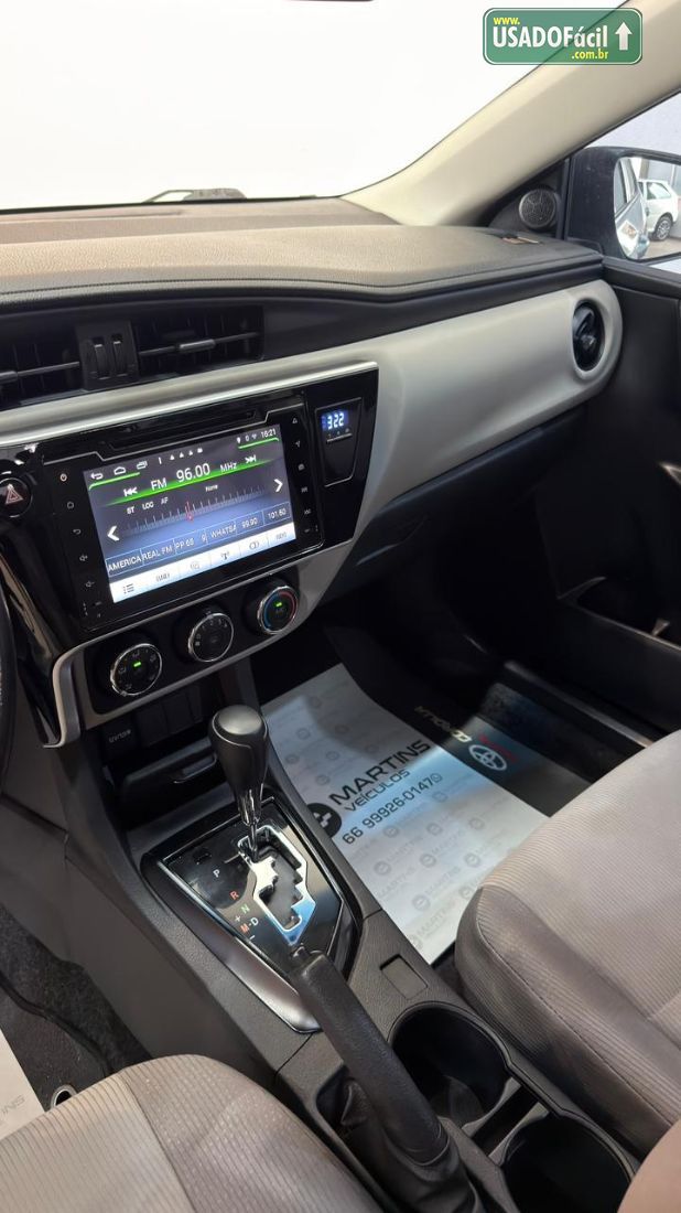 Toyota Corolla GLi Upper 1.8 Automático Flex 2018/2019 — foto 8 de 10