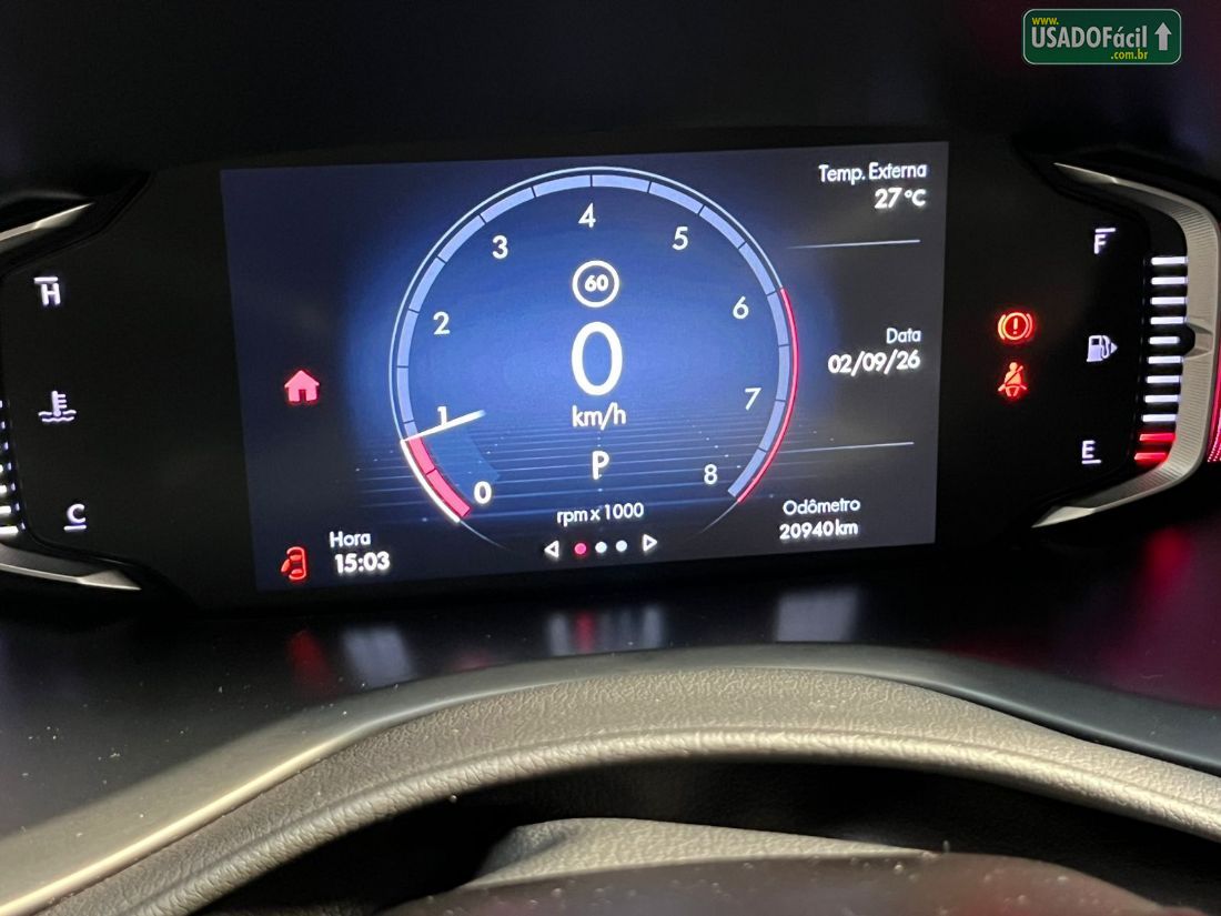 Fiat Toro Volcano 1.3 T270 4x2 Automático Flex 2023/2023 — foto 9 de 17