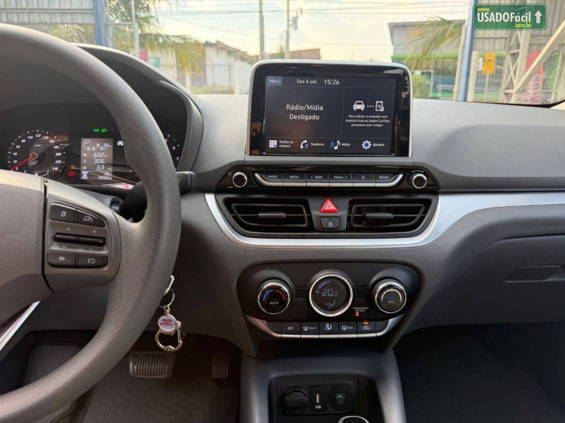 Hyundai HB20S Sedan Comfort Plus 1.0 Turbo Automático Flex 2025/2025 — foto 14 de 27