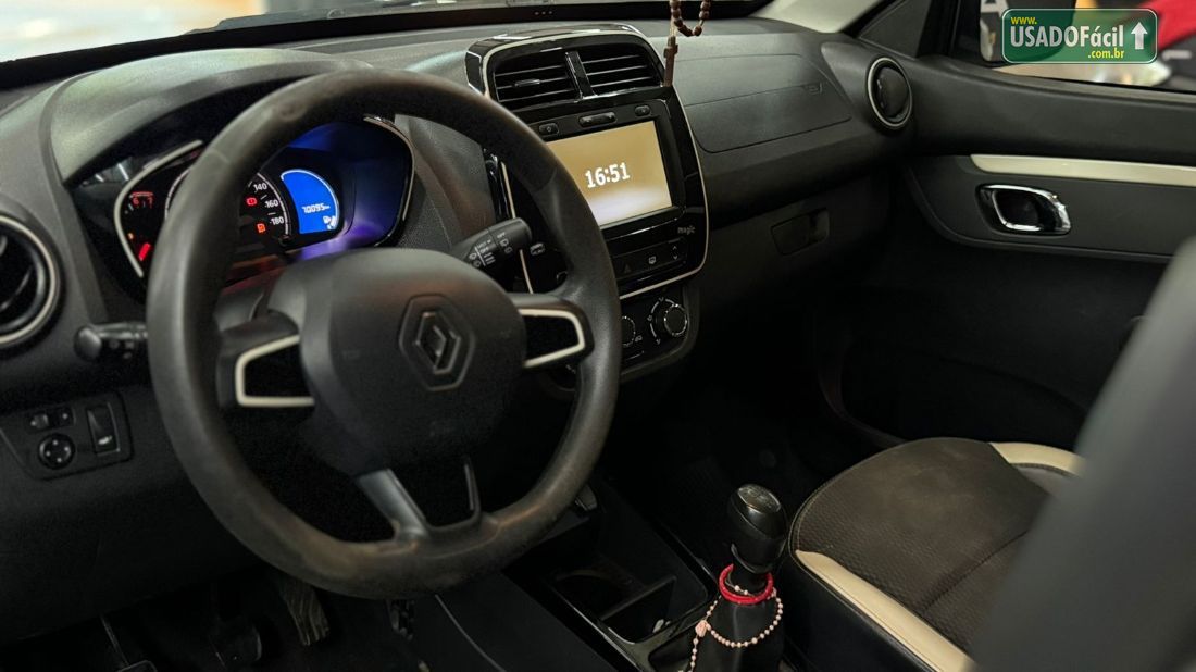 Renault Kwid Intense 1.0 Mecânico Flex 2020/2021 — foto 7 de 8