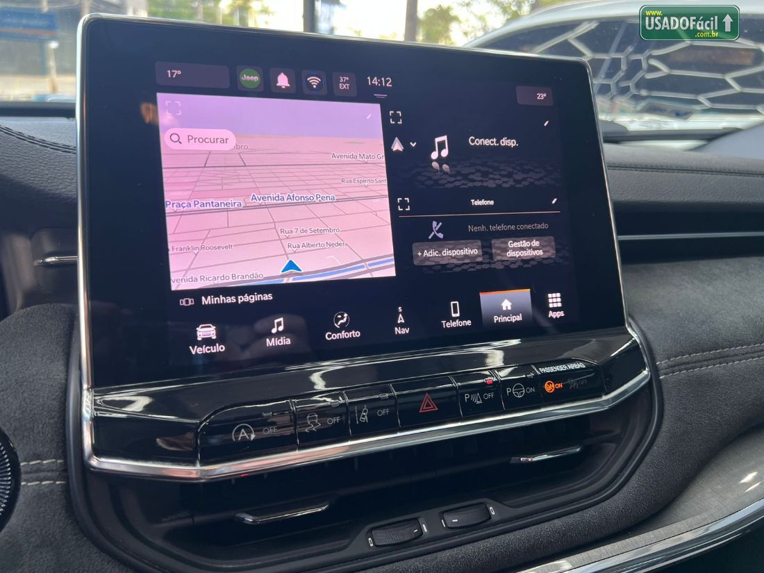 Jeep Commander Limited T270 1.3 Turbo Automático Flex 2021/2022 — foto 9 de 13
