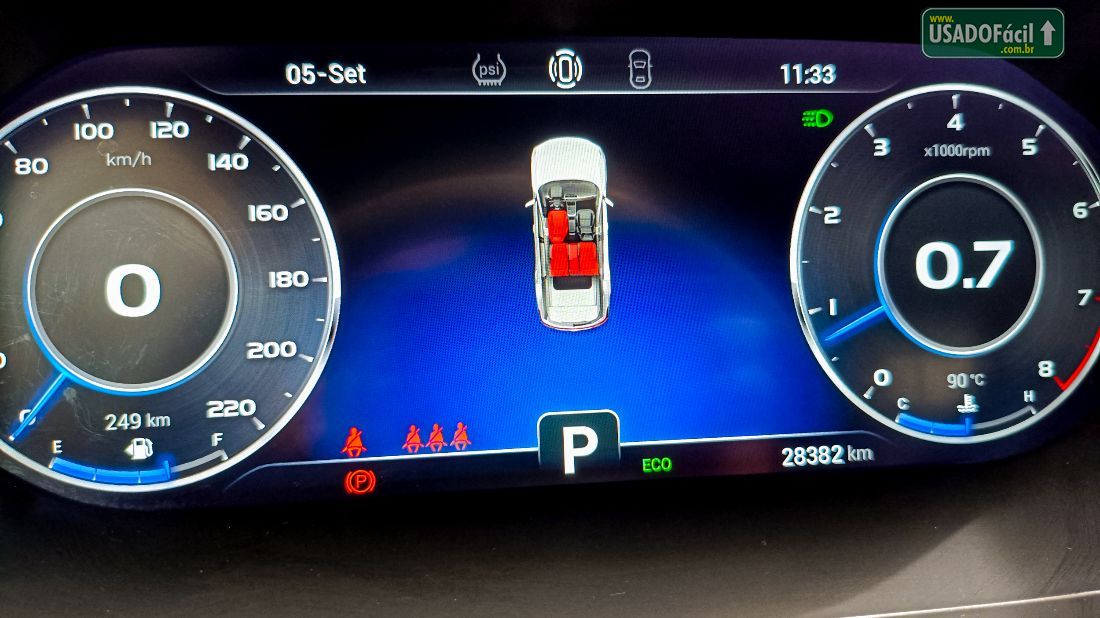 CAOA CHERY Tiggo 7 Sport 1.5 Turbo 16V Automático Flex 2024/2025 — foto 9 de 16