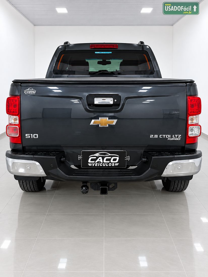 CHEVROLET/GM S10 LTZ CD 2.8 4x4 TDI Automático Diesel 2017/2018 — foto 4 de 19