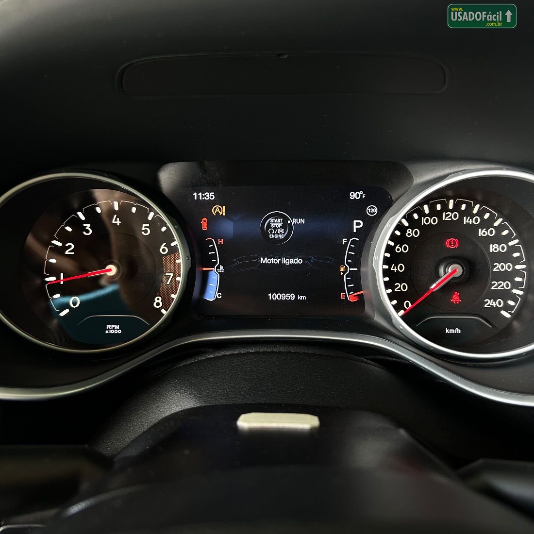 Jeep Compass Longitude 2.0 4x2 Automático Flex 2020/2020 — foto 6 de 10