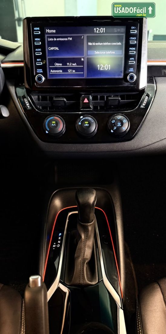 Toyota Corolla GLi 2.0 Automático Flex 2019/2020 — foto 8 de 13