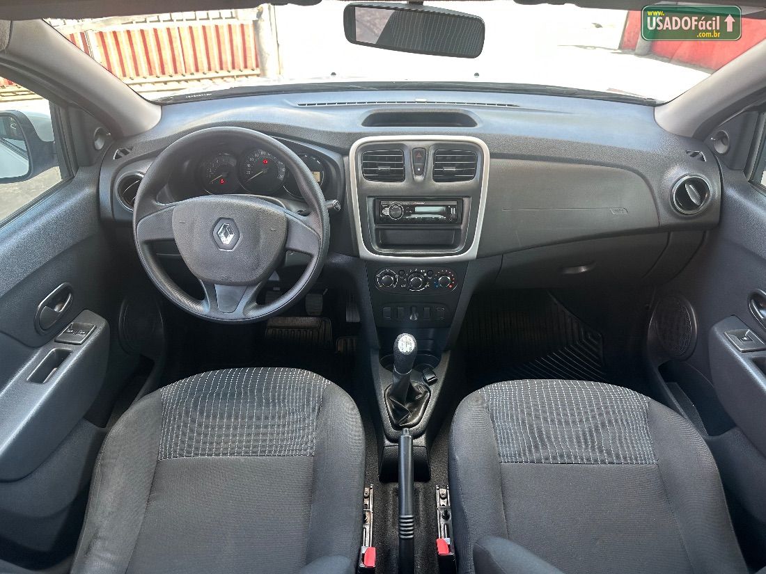 Renault Logan Authentique 1.0 Flex 2018/2019 — foto 9 de 10