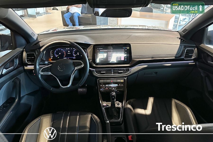 Volkswagen T-Cross Comfortline 200 TSI 1.0 Automático Flex 2024/2025 — foto 5 de 7