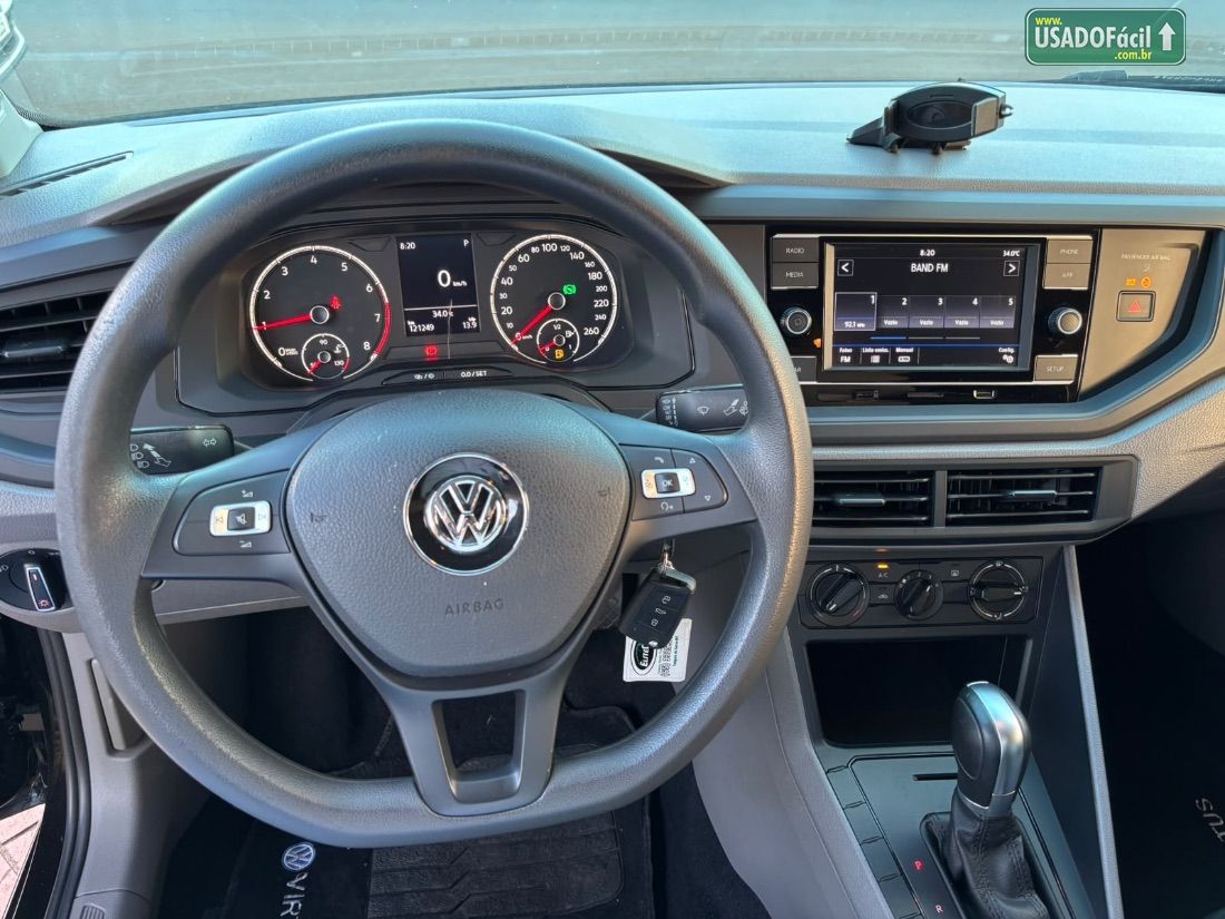 Volkswagen Virtus 1.6 MSI Automático Flex 2018/2019 — foto 7 de 9