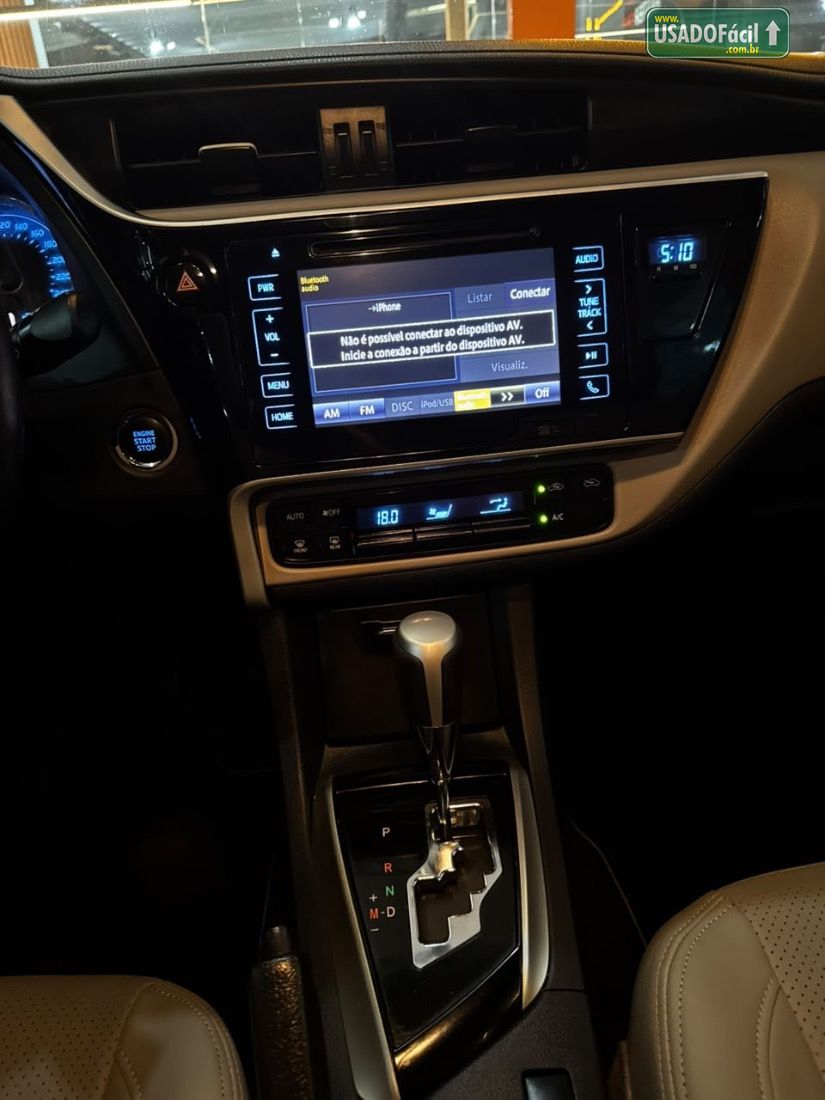 Toyota Corolla XEI 2.0 Automático Flex 2017/2018 — foto 16 de 20