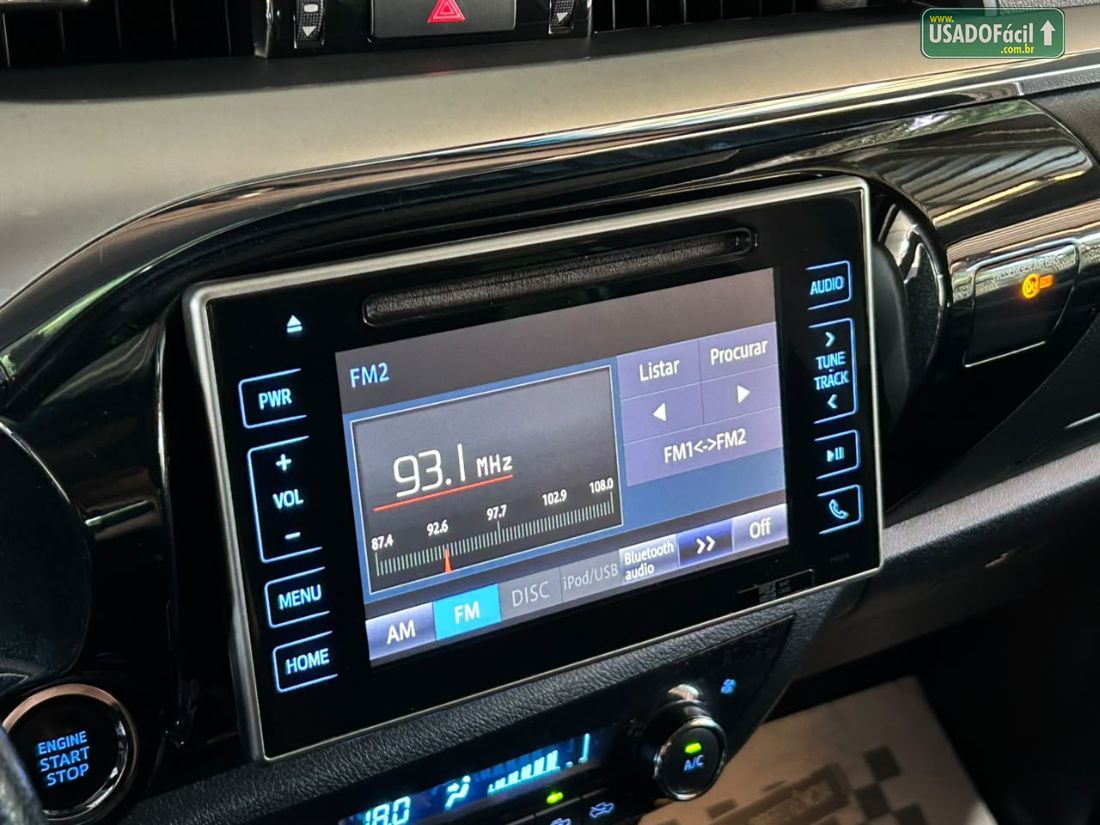Toyota Hilux SRV CD 2.7 4x4 Automático Flex 2018/2019 — foto 16 de 22