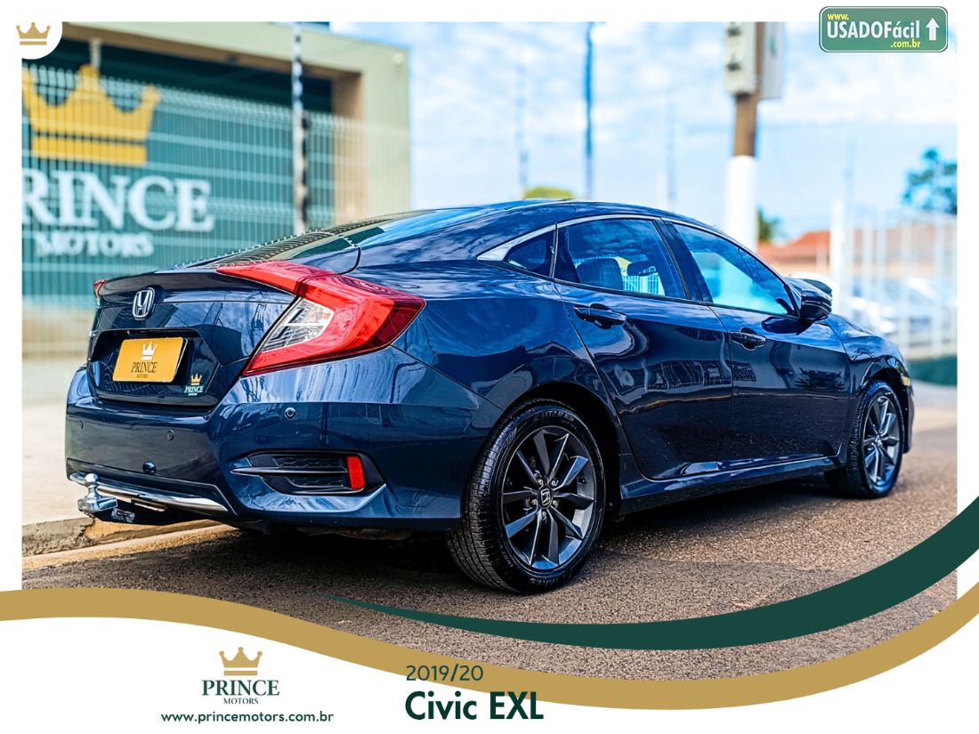 Honda Civic Sedan EXL 2.0 Automático Flex 2019/2020 — foto 2 de 18