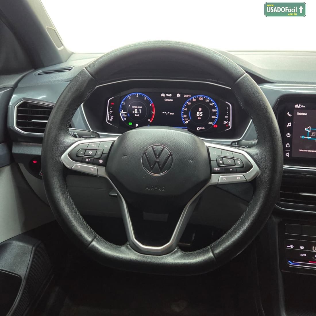 Volkswagen T-Cross Highline 250 TSI 1.4 Automático Flex 2022/2023 — foto 8 de 21