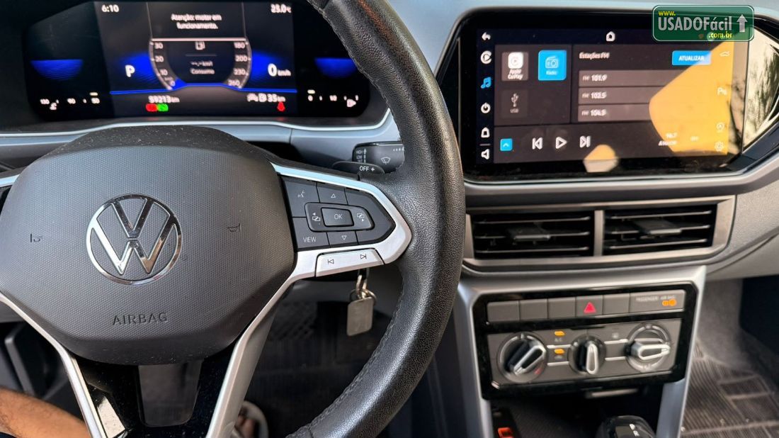 Volkswagen T-Cross 200 TSI 1.0 Automático Flex 2022/2022 — foto 10 de 13
