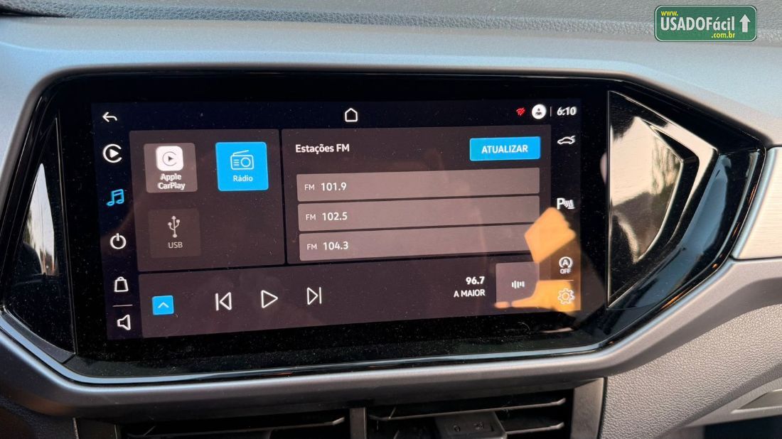 Volkswagen T-Cross 200 TSI 1.0 Automático Flex 2022/2022 — foto 11 de 13