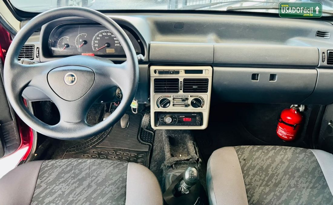 Fiat Uno Mille Fire 1.0 Flex 4P 2007/2008 — foto 3 de 4