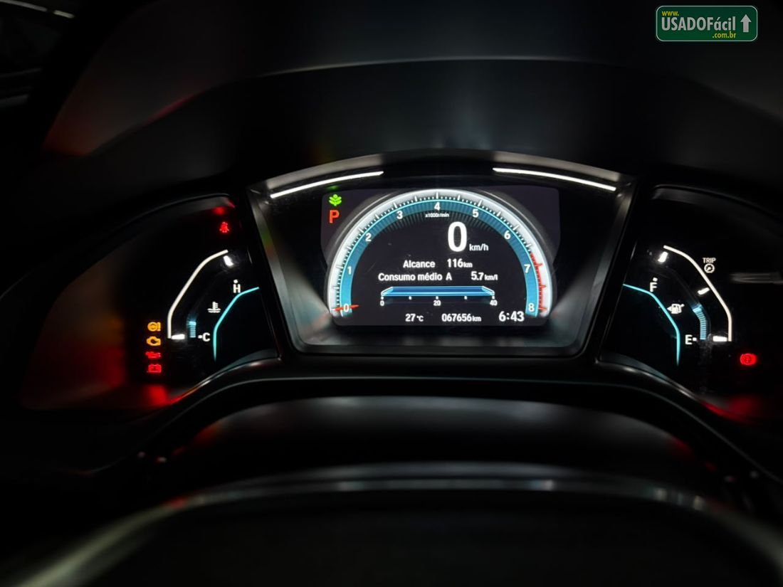 Honda Civic Sedan EXL 2.0 Automático Flex 2018/2019 — foto 5 de 10