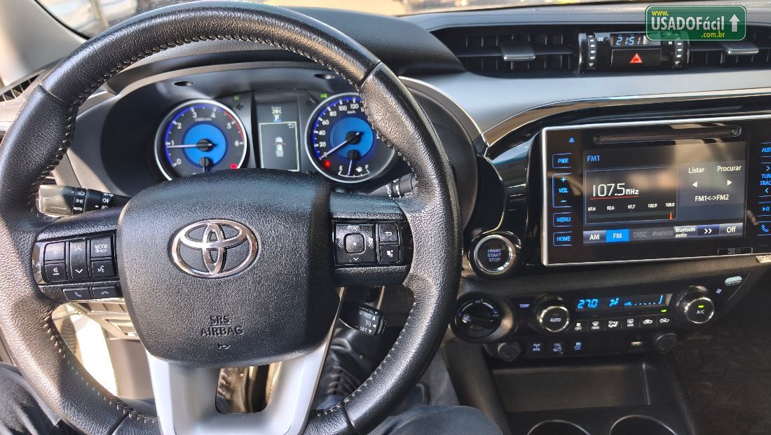 Toyota Hilux SRV CD 2.8 4x4 TDI Automático Diesel 2019/2019 — foto 10 de 13