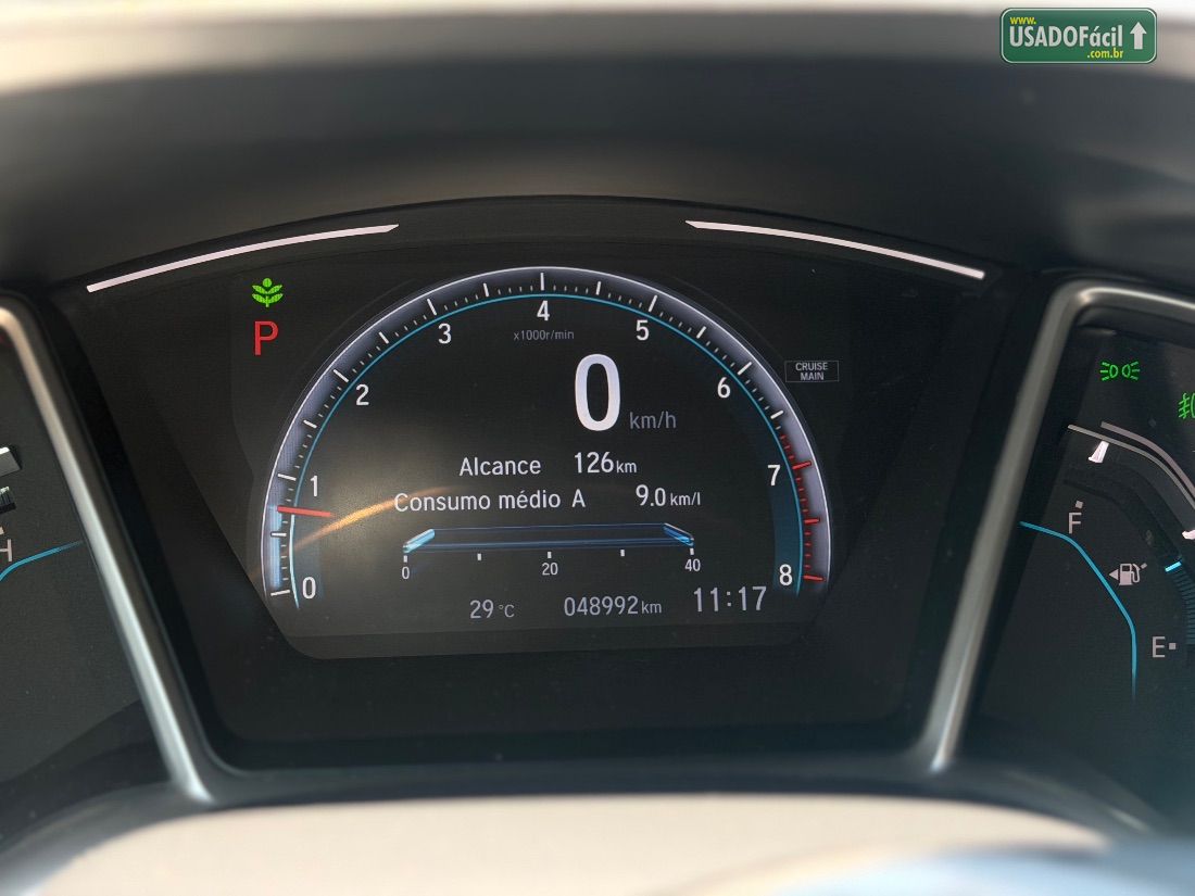 Honda Civic Sedan EXL 2.0 Automático Flex 2020/2020 — foto 10 de 10