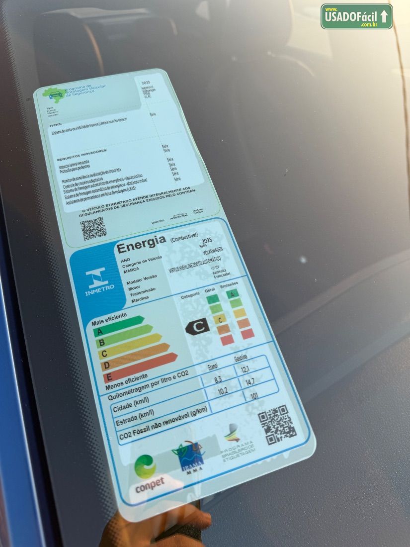 Volkswagen Virtus Highline 200 TSI Automático Flex 2025/2026 — foto 11 de 13
