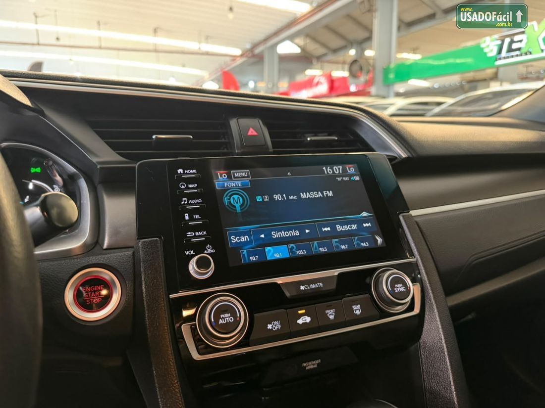 Honda Civic Sedan EXL 2.0 Automático Flex 2021/2021 — foto 12 de 19