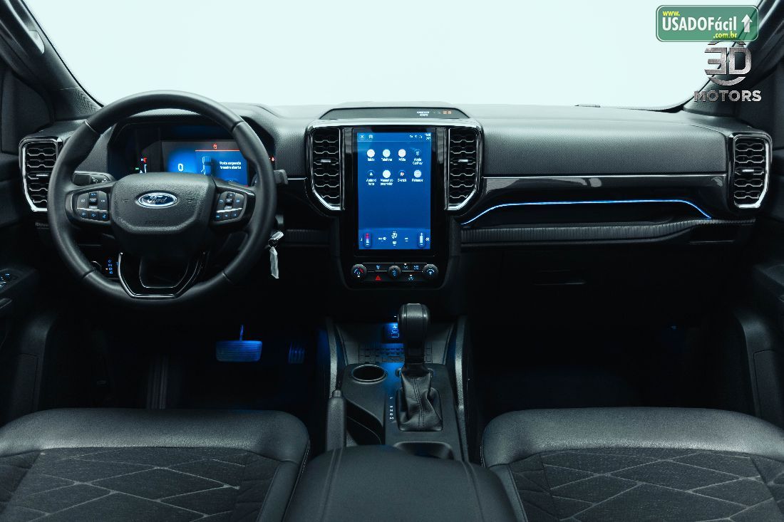 Ford Ranger Black CD 2.0 4x2 Turbo Automático Diesel 2024/2025 — foto 7 de 14