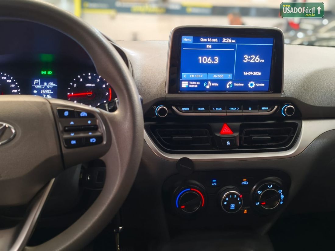 Hyundai HB20S Sedan Comfort 1.0 Turbo Automático Flex 2023/2024 — foto 12 de 18
