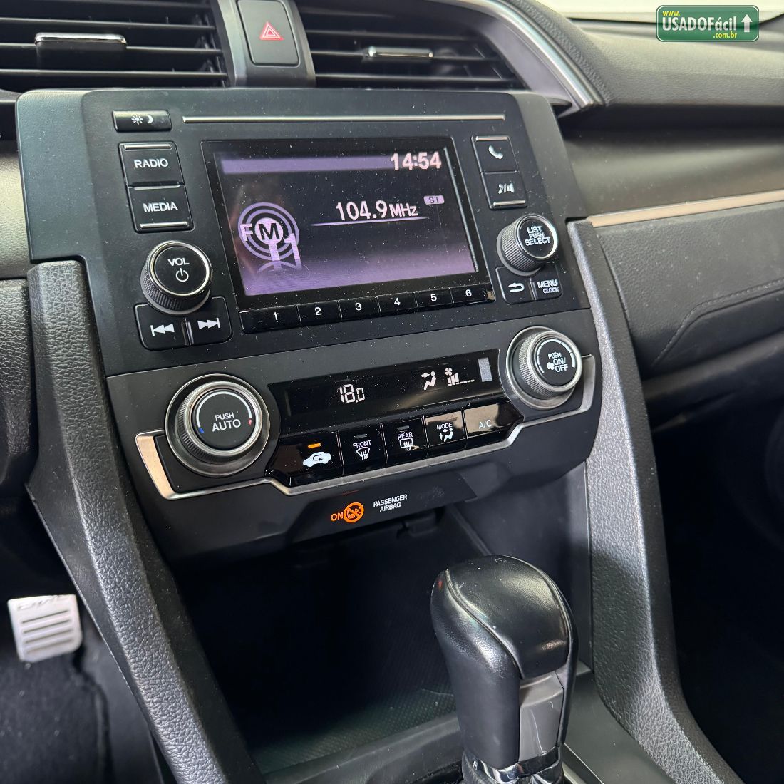 Honda Civic Sedan LX 2.0 Automático Flex 2020/2020 — foto 14 de 16