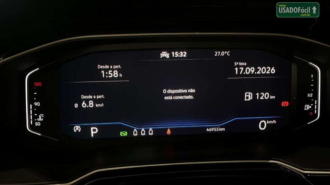 Volkswagen Nivus Highline 200 TSI Automático Flex 2023/2023 — foto 10 de 12