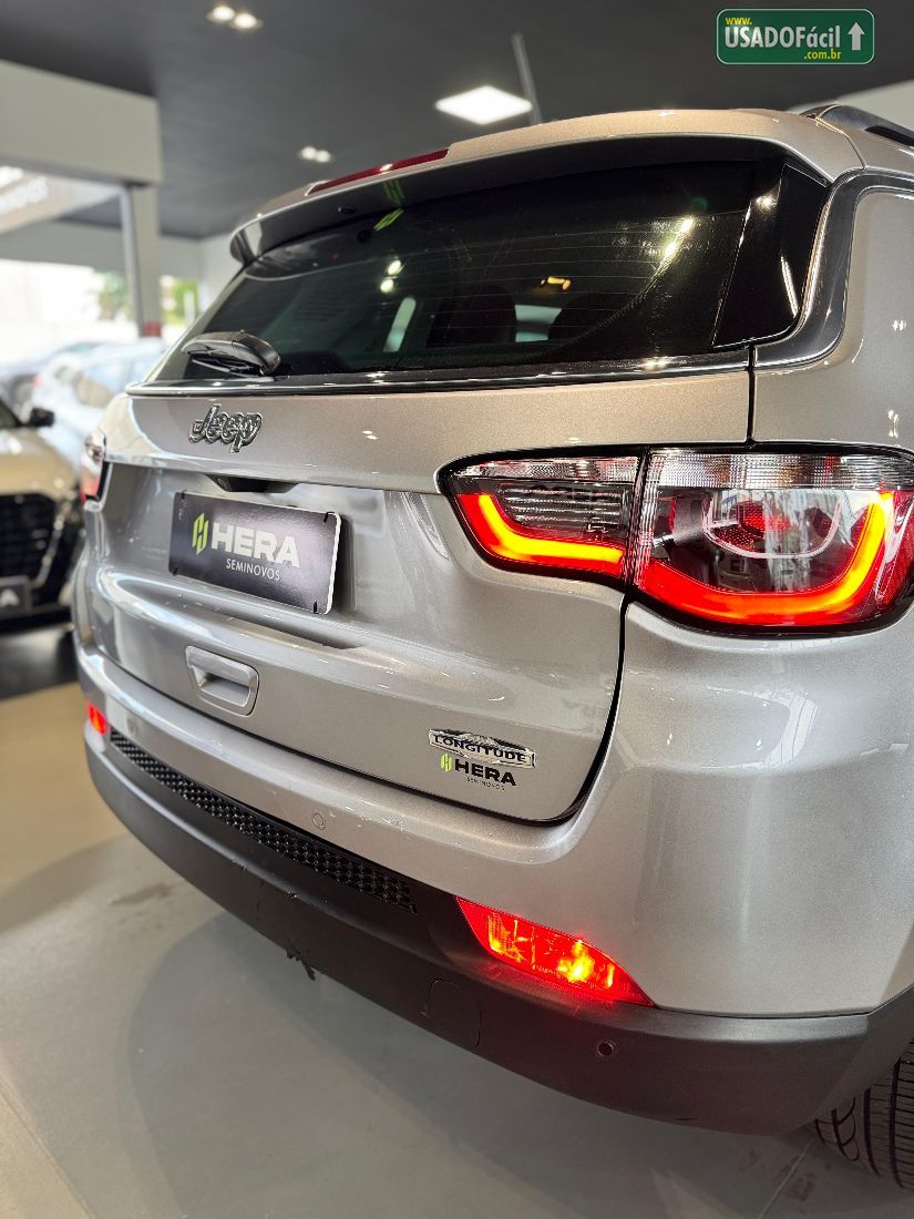 Jeep Compass Longitude 2.0 4x2 Automático Flex 2020/2021 — foto 14 de 27