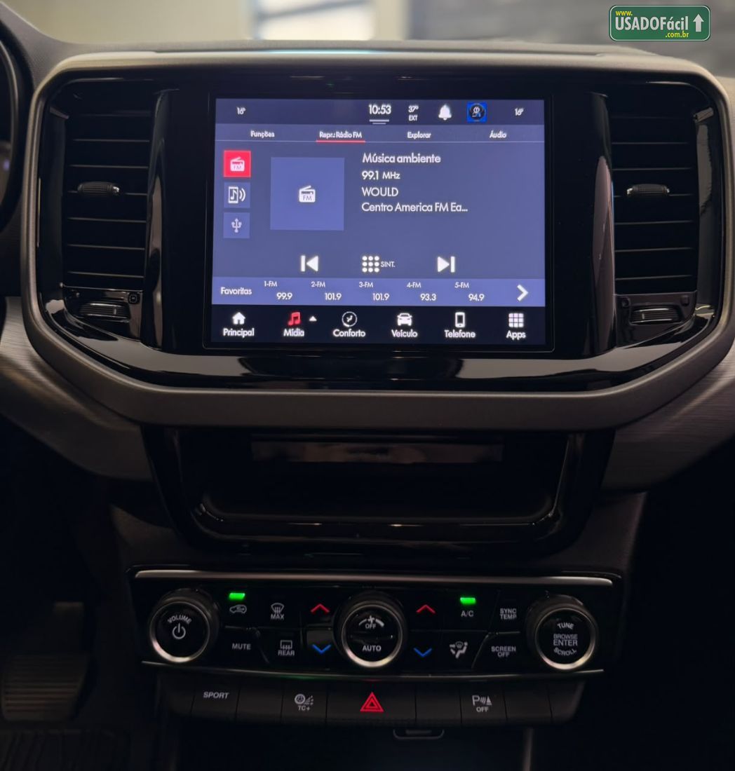 Fiat Toro Freedom 1.3 T270 4x2 Automático Flex 2023/2024 — foto 9 de 14