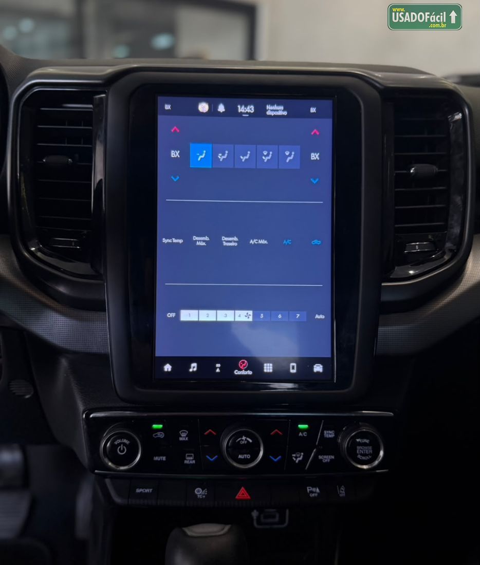 Fiat Toro Volcano 1.3 T270 4x2 Automático Flex 2024/2024 — foto 12 de 14