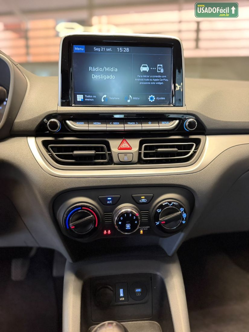 Hyundai HB20S Sedan Comfort Plus 1.0 Mecânico Flex 2024/2025 — foto 10 de 12