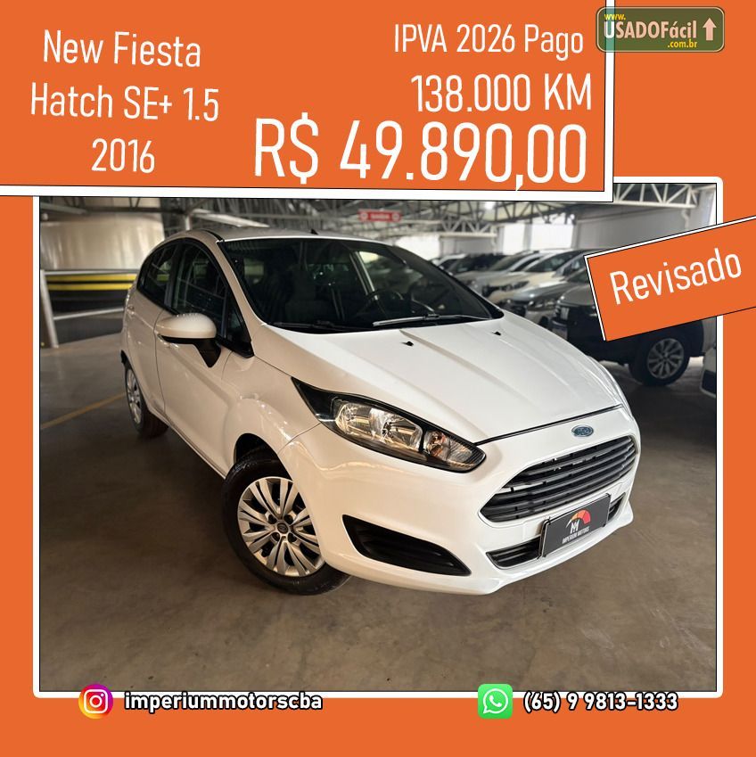 Ford Fiesta Hatch 1.5 Mecânico 5P Flex 2015/2016 — foto 3 de 14