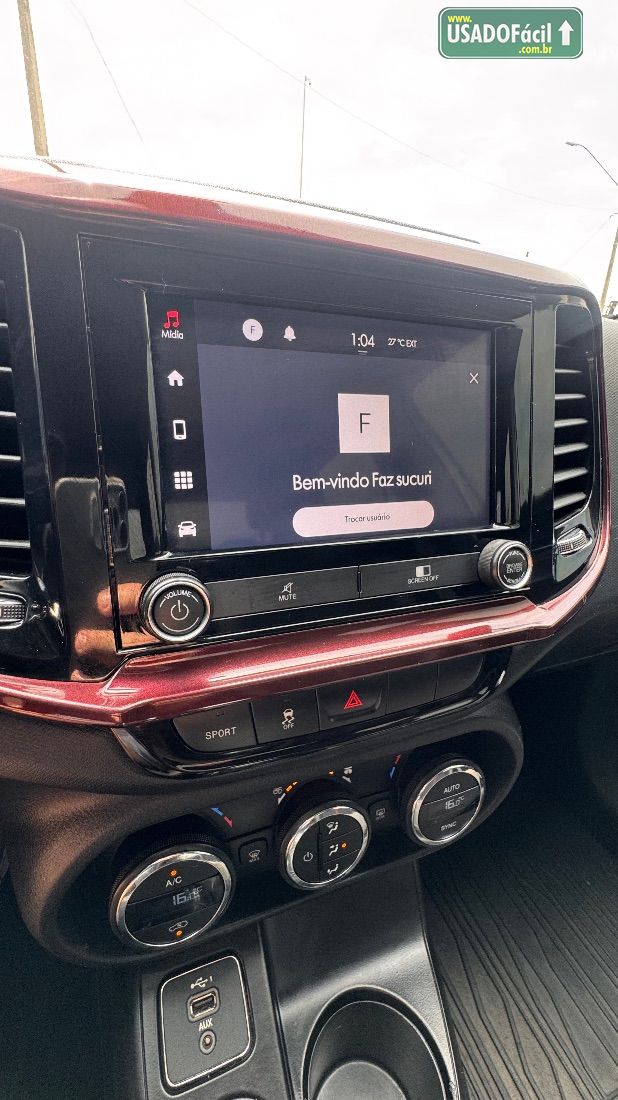 Fiat Toro Freedom 1.8 Automático Flex 2020/2021 — foto 8 de 9