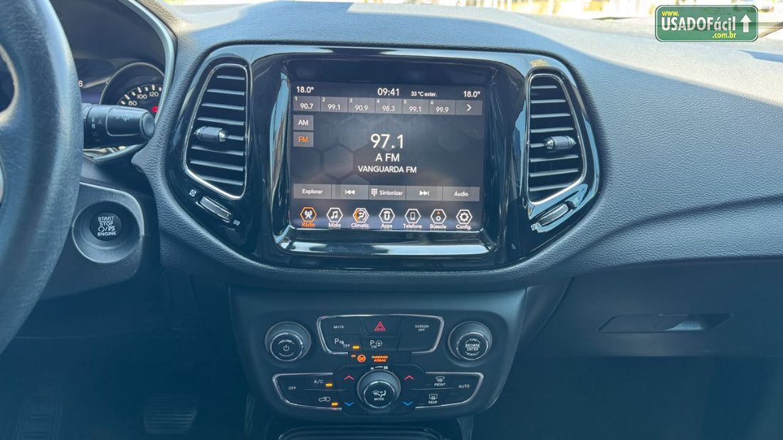 Jeep Compass Limited 2.0 4x4 Automático Diesel 2021/2021 — foto 10 de 19