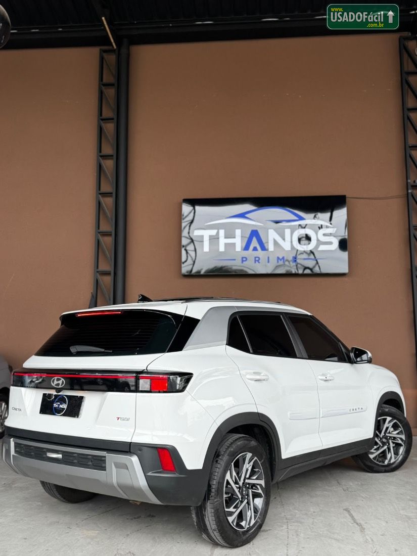 Hyundai Creta Platinum 1.0 Turbo Automático Flex 2024/2025 — foto 8 de 9