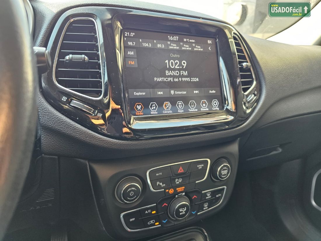 Jeep Compass Limited 2.0 4x2 Automático Flex 2019/2019 — foto 12 de 14