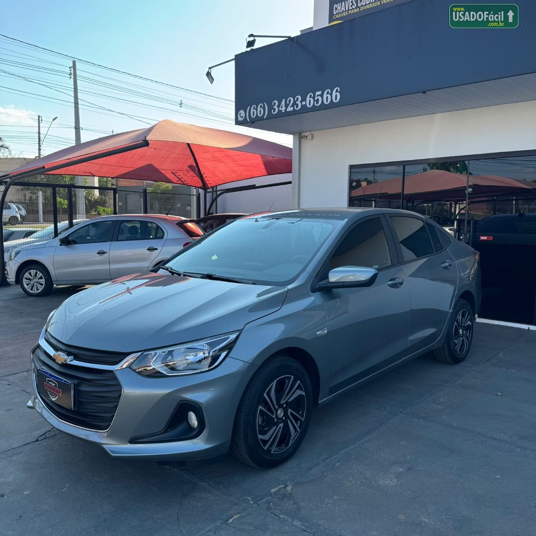 CHEVROLET/GM Onix Sedan Plus LT 1.0 Turbo Automático Flex 2023/2024 — foto 3 de 12