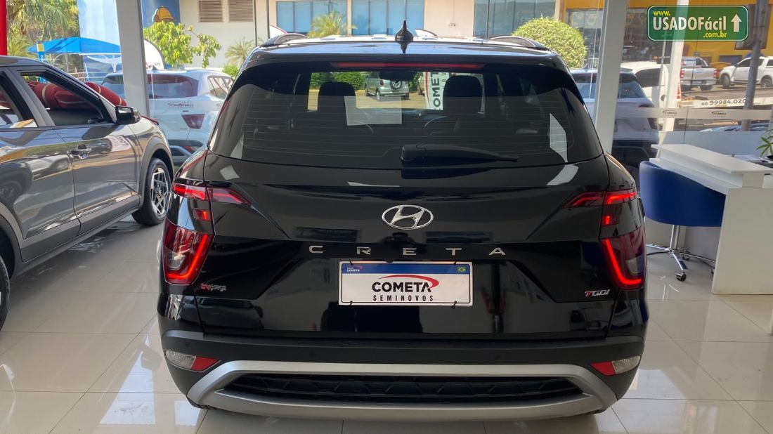 Hyundai Creta Limited 1.0 Turbo Automático Flex 2024/2025 — foto 8 de 12